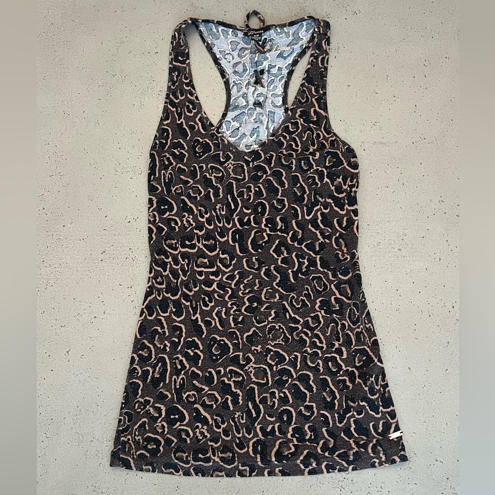 Guess Leopard Tank Top Small